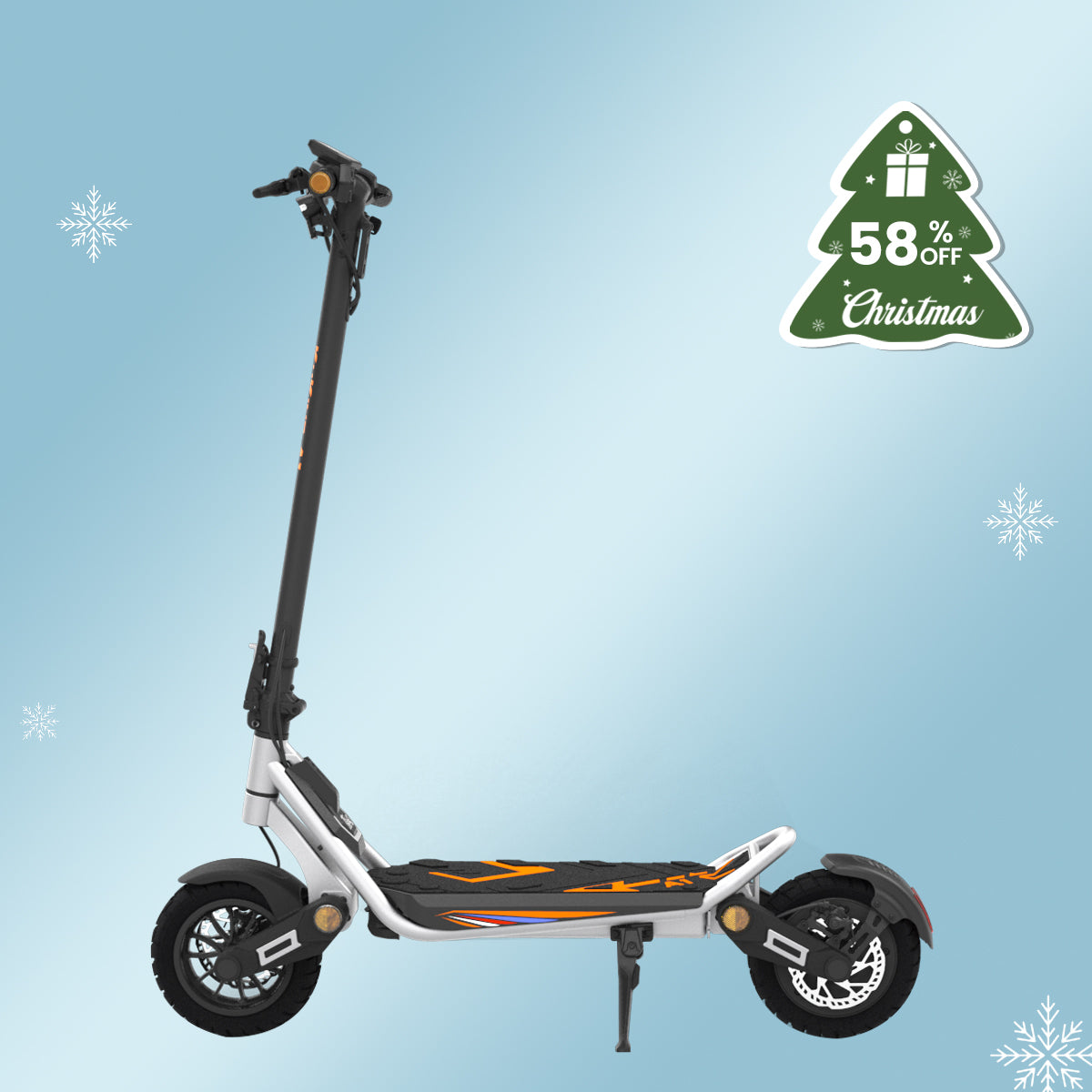 KuKirin A1 best commuter scooter-Silver color