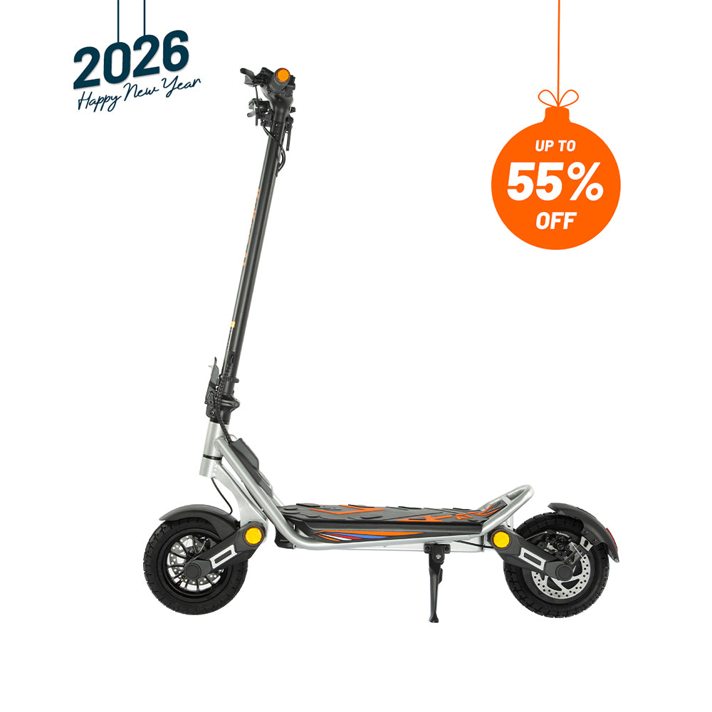 KuKirin A1 best commuter scooter-Silver color