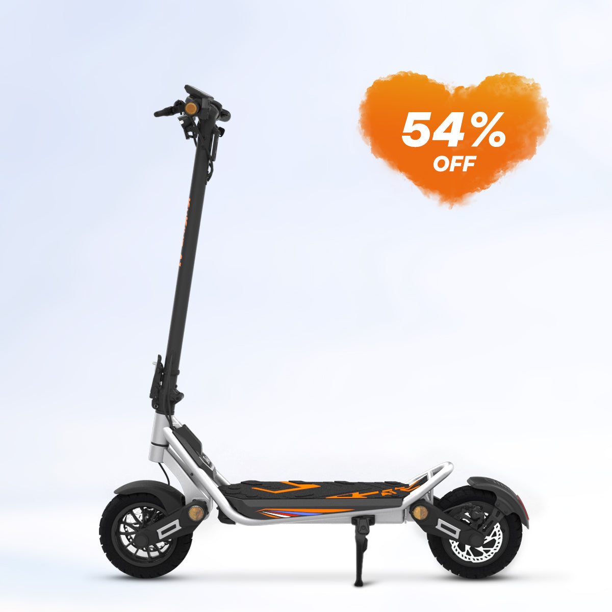 KuKirin A1 best commuter scooter-Silver color