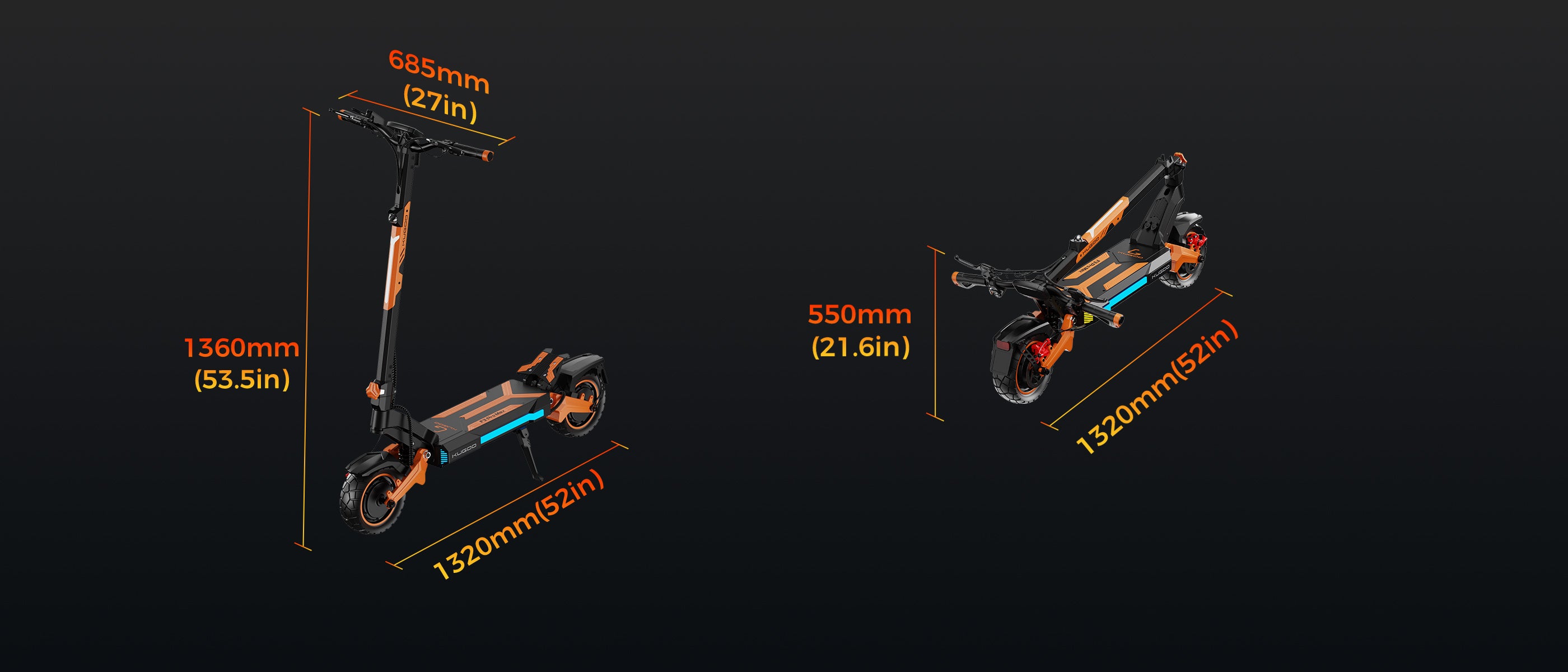 KUGOO F3 Pro Max best off road e scooter for adults
