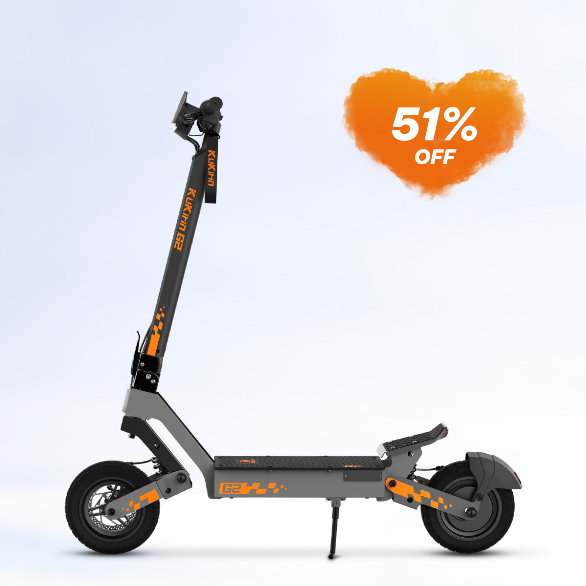 KuKirin Off-Road Folding G2 Electric Scooter for Adults