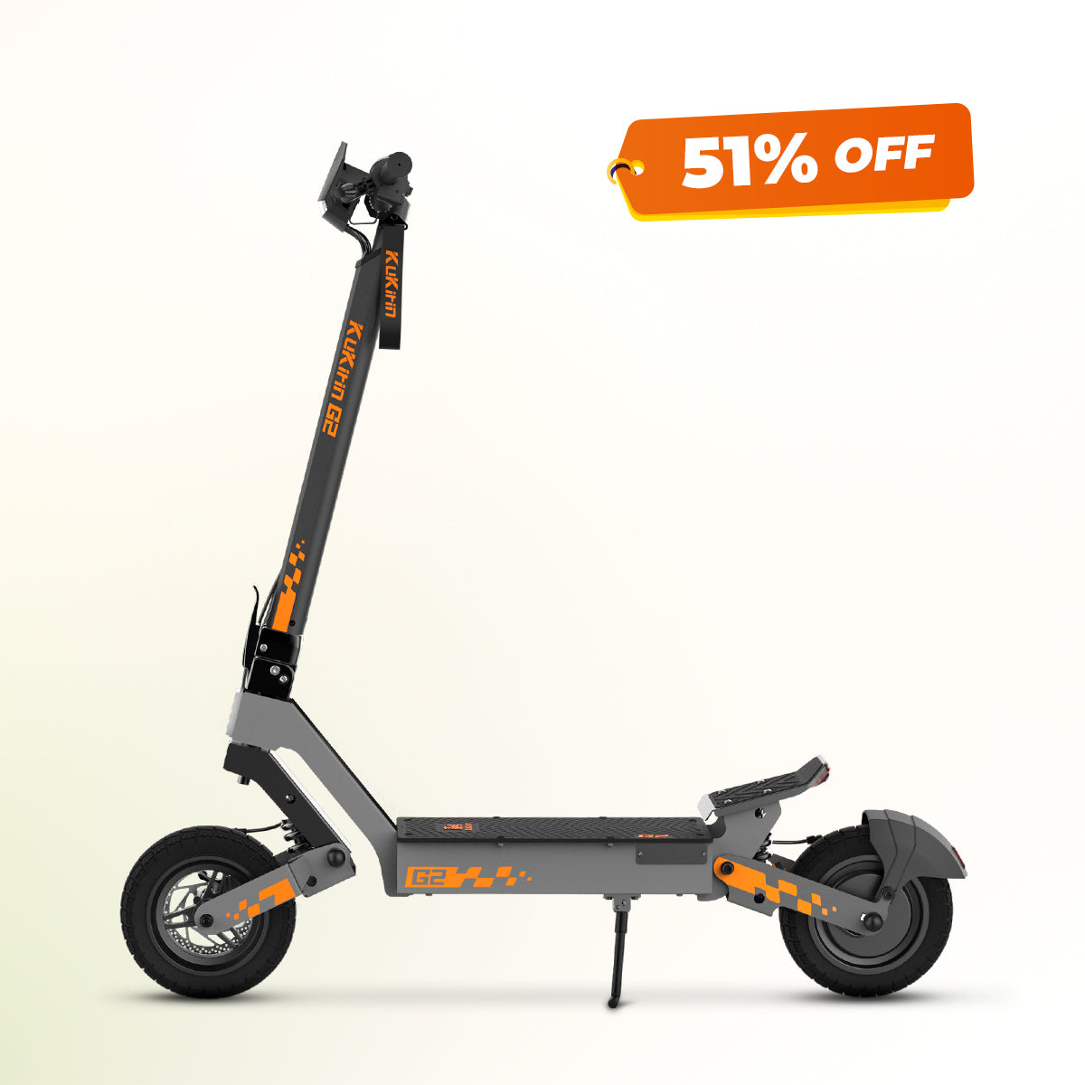 KuKirin Off-Road Folding G2 Electric Scooter for Adults