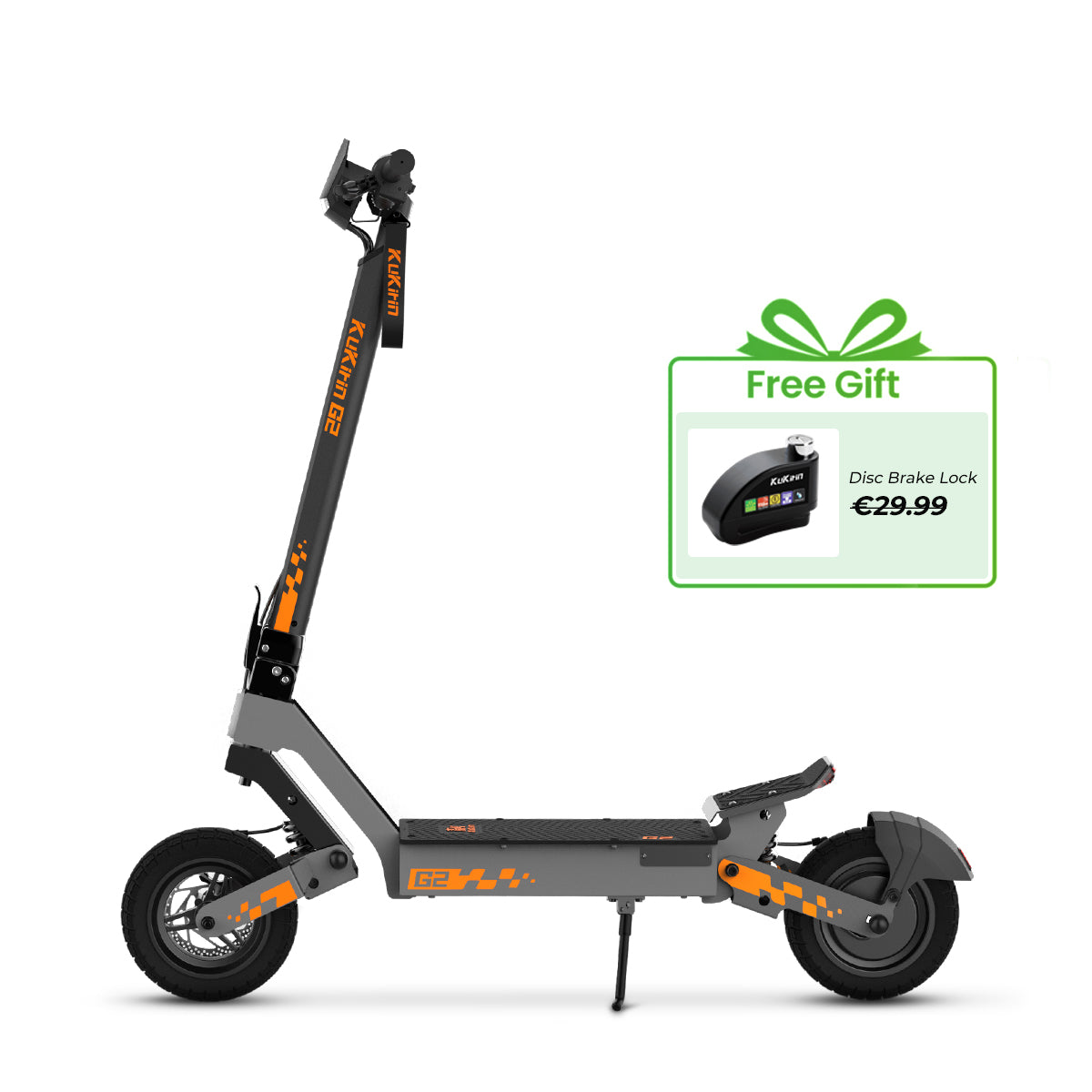 KuKirin Off-Road Folding G2 Electric Scooter for Adults