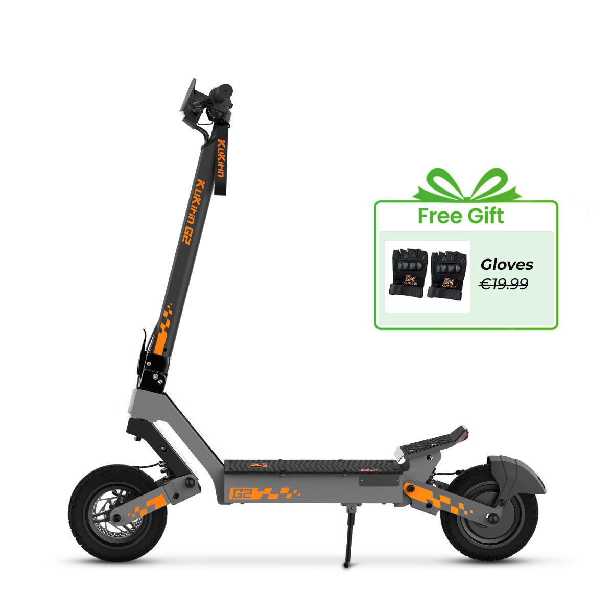 KuKirin Off-Road Folding G2 Electric Scooter for Adults