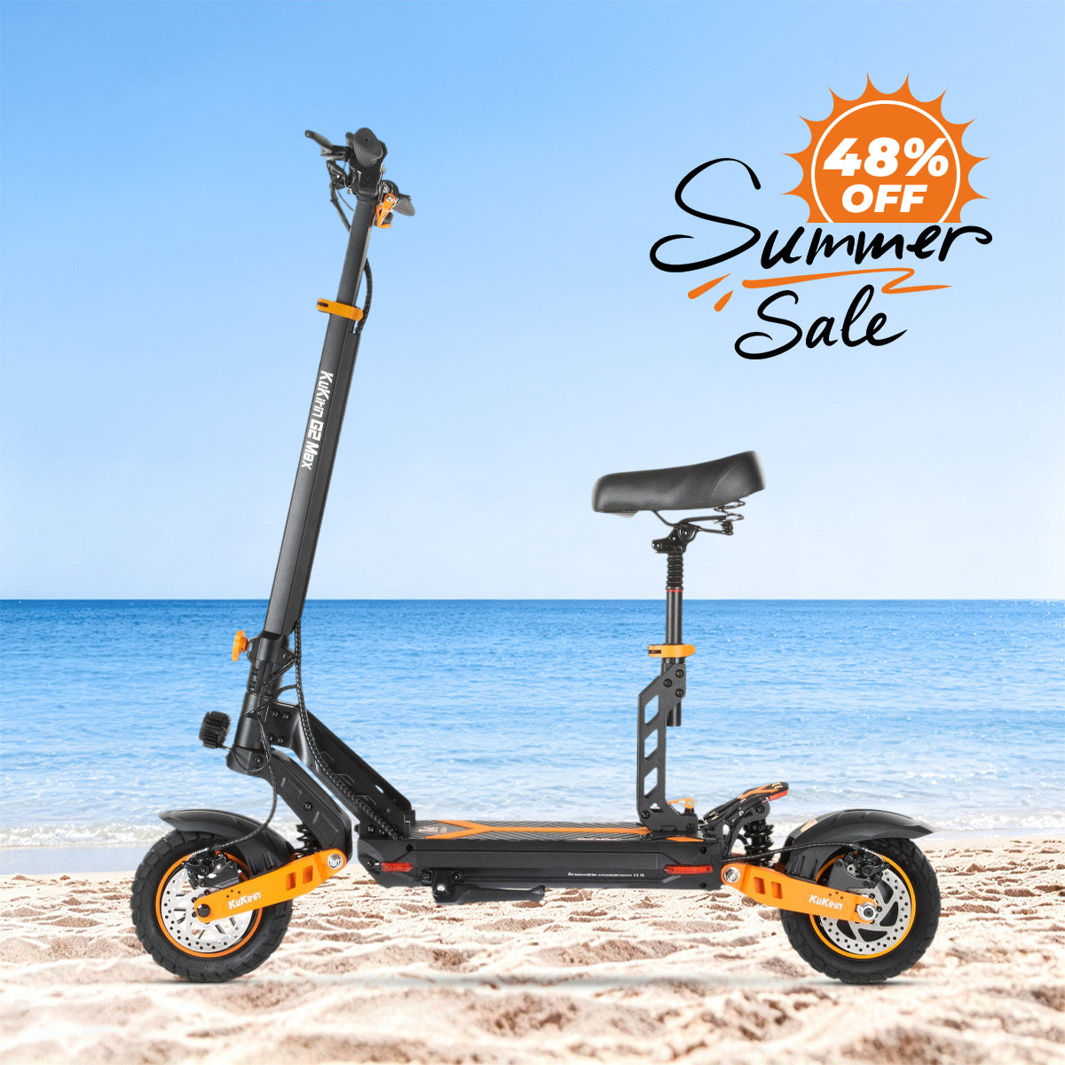 KuKirin G2 Max Electric Scooter for Adults with Removable Seat