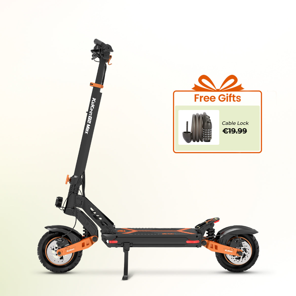 KuKirin G2 Max Electric Scooter for Adults with Removable Seat