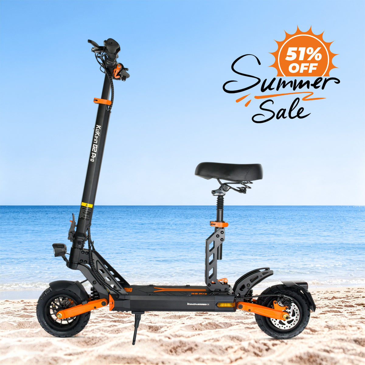 KuKirin G2 Pro Electric Scooter with Seat