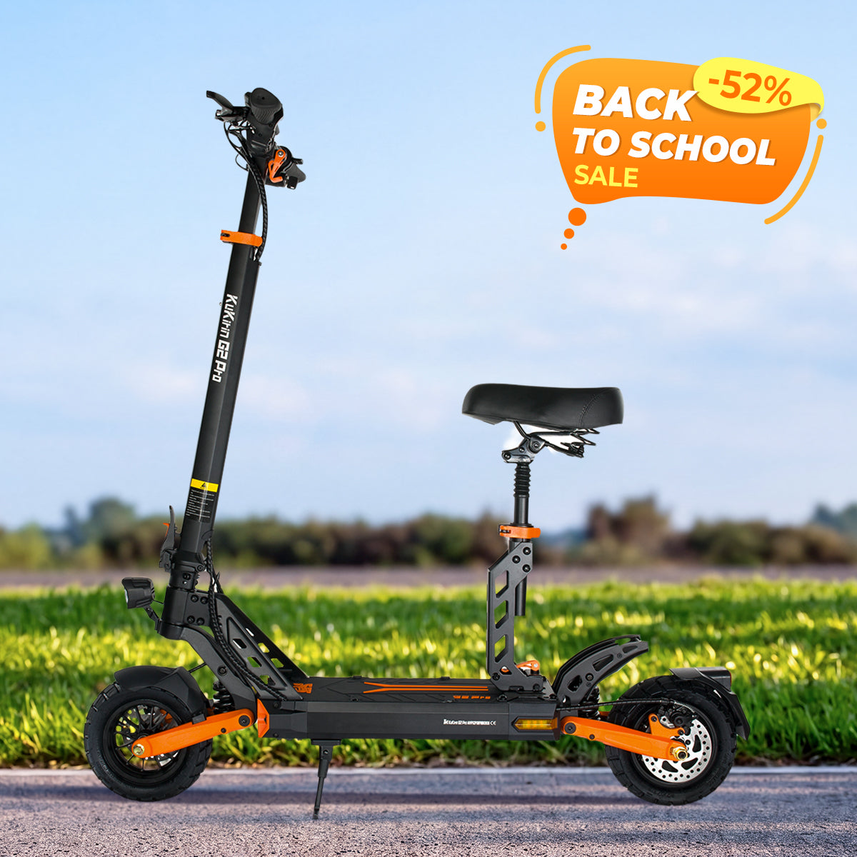 KuKirin G2 Pro Electric Scooter with Seat