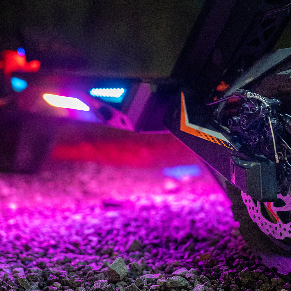 KuKirin T3 Off Road Electric Scooters-Customizable Chroma-Side Lights