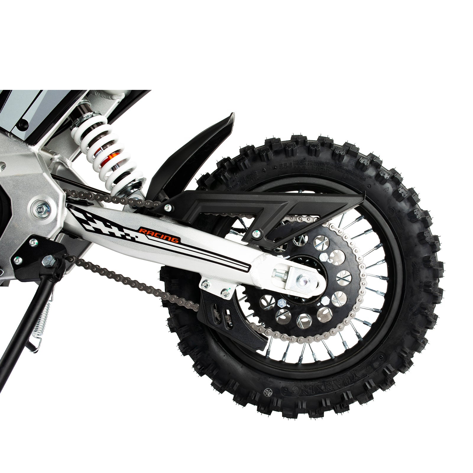 KuKirin X1 off-road tires 14-inch front and 12-inch rear for maximum grip