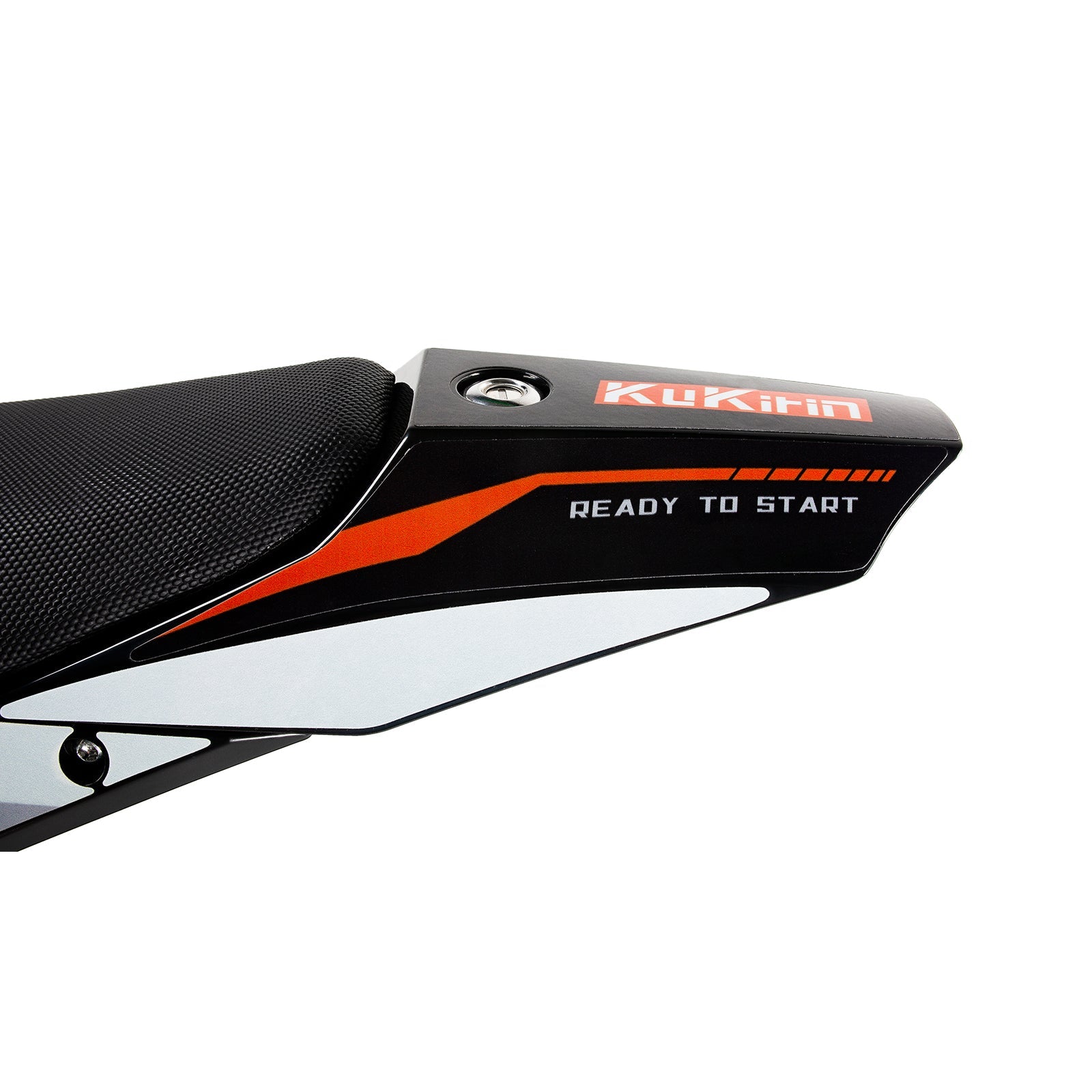 Compact frame design of KuKirin X1 electric dirt bike for easy transport