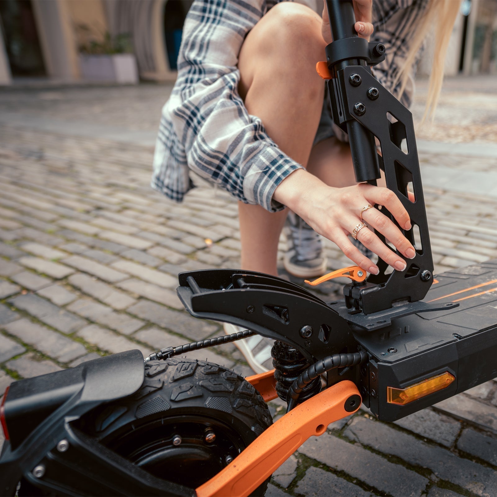 KuKirin G2 Pro Off-Road Foldable Electric Scooter for Adults With Detachable Seat