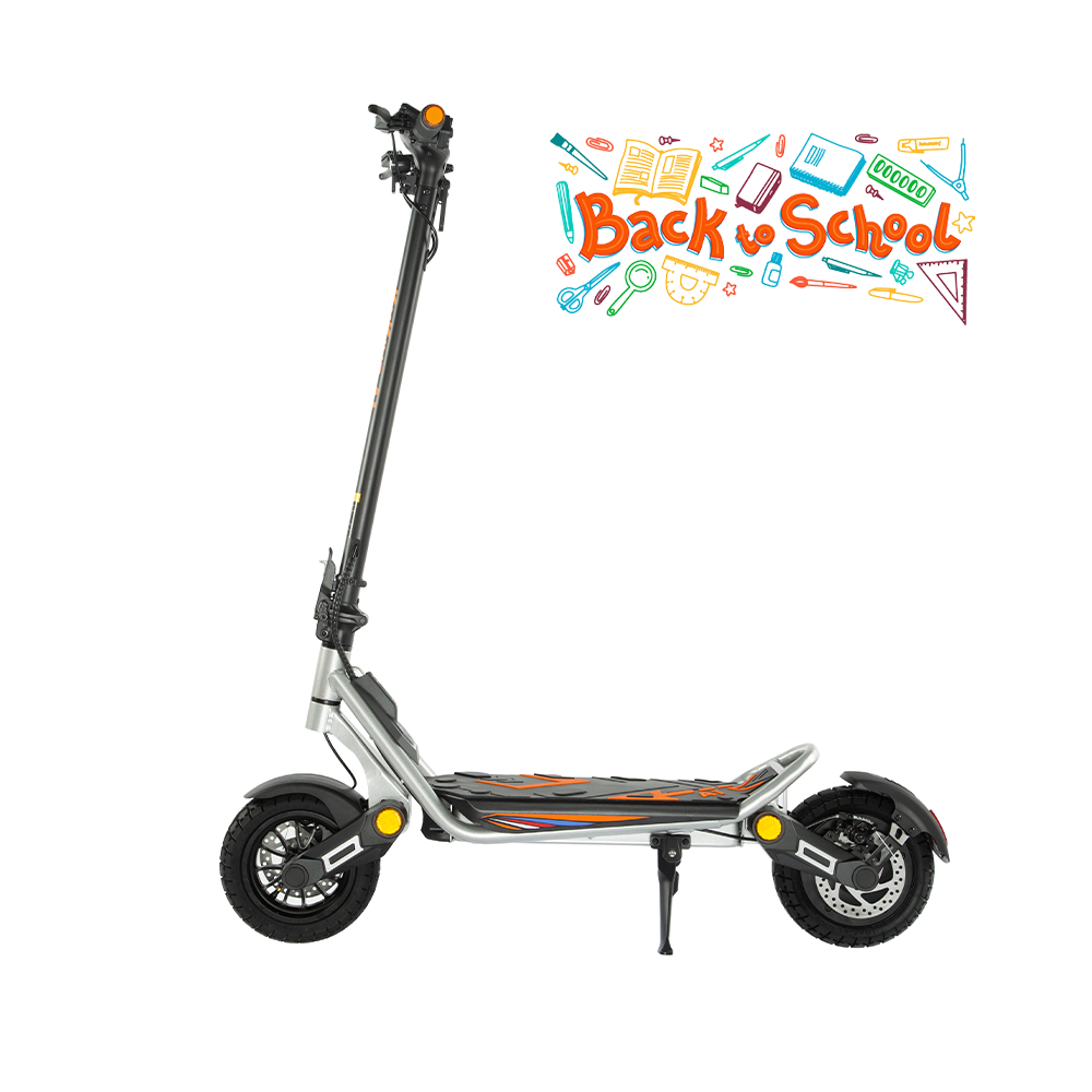 KuKirin A1 best commuter scooter-Silver color