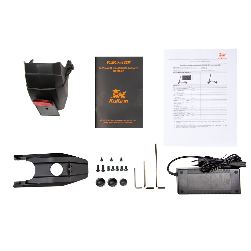 KuKirin G2 (VMP) 48V 15.6Ah battery close up 65 km range DGT e-scooter