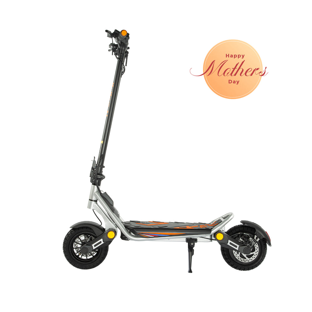 KuKirin A1 electric commuter scooter-Silver color