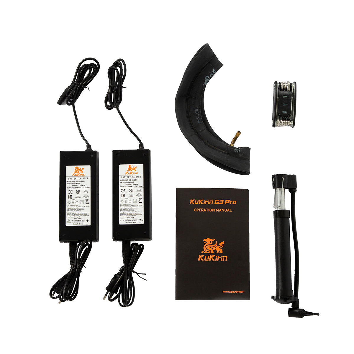 KuKirin G3 Pro Foldable Best E Scooter Package List - 2026 New Version