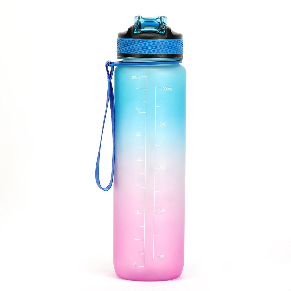 Sports Water Bottle with Straw